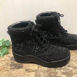 Michael Kors Black Studded Boots